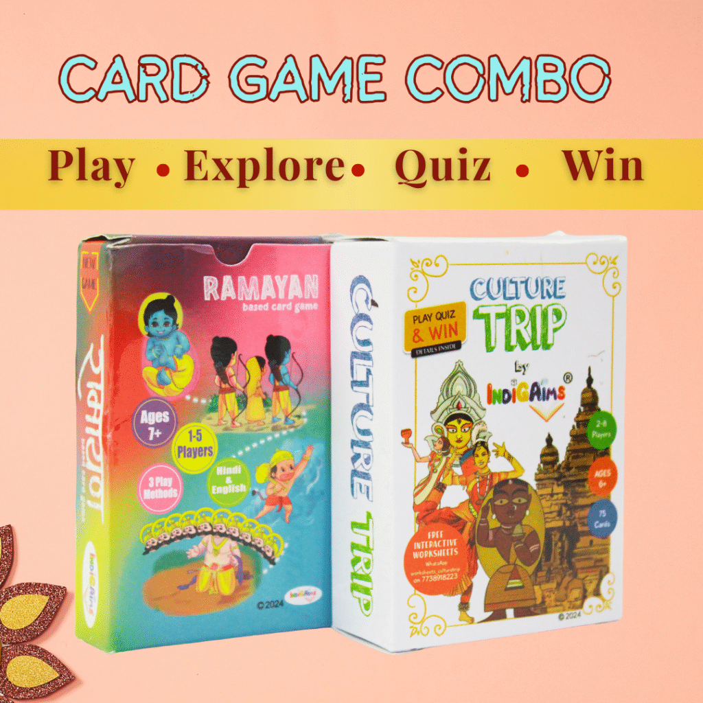 Combo of two unique, educational and quiz based card game