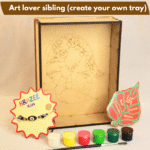 Kalighat paintings inspired DIY rakhi hamper