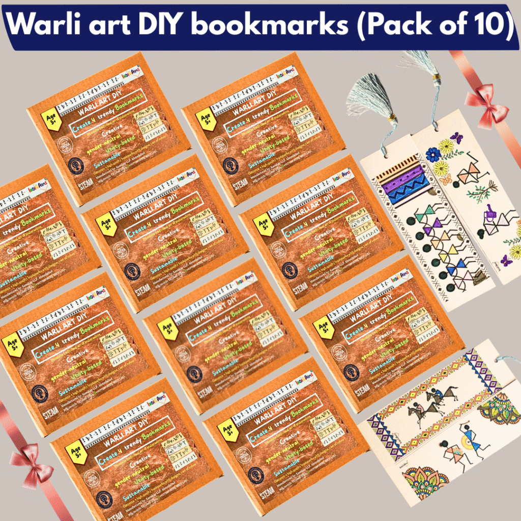Warli art DIY kit-pack of 10 for return gifts