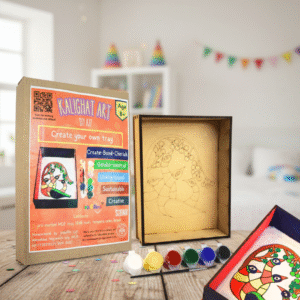 Kalighat-Inspired DIY tray art kit | Eco-Friendly | Creative | DIY kit
