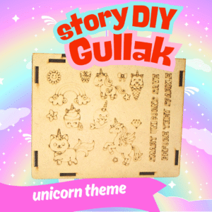 unicorn themed gullak