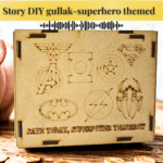 Story DIY gullak-superhero themed